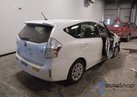 2014 Toyota Prius V Two from USA, damaged, VIN JTDZN3EU7E3322937